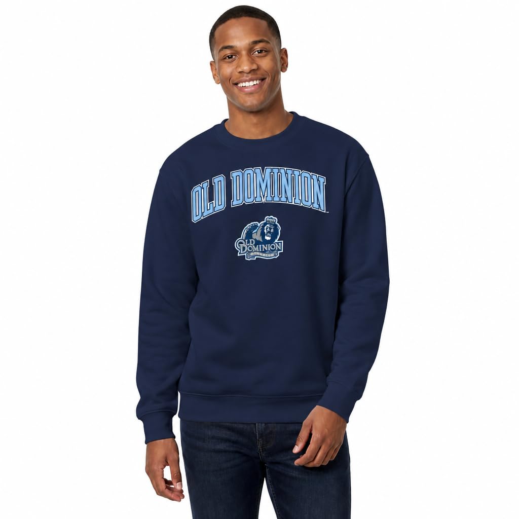 NCAA College Sweatshirt Fleece Crewneck Pullover for Men and Women