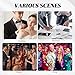 Black Bow Ties for Men, Adjustable Pre-Tied Bowties Pocket Square Cufflinks Set, Soft and Comfortable, Fashionable and Versatile, for Weddings, Parties, Dances, Graduation Ceremonies, Etc.