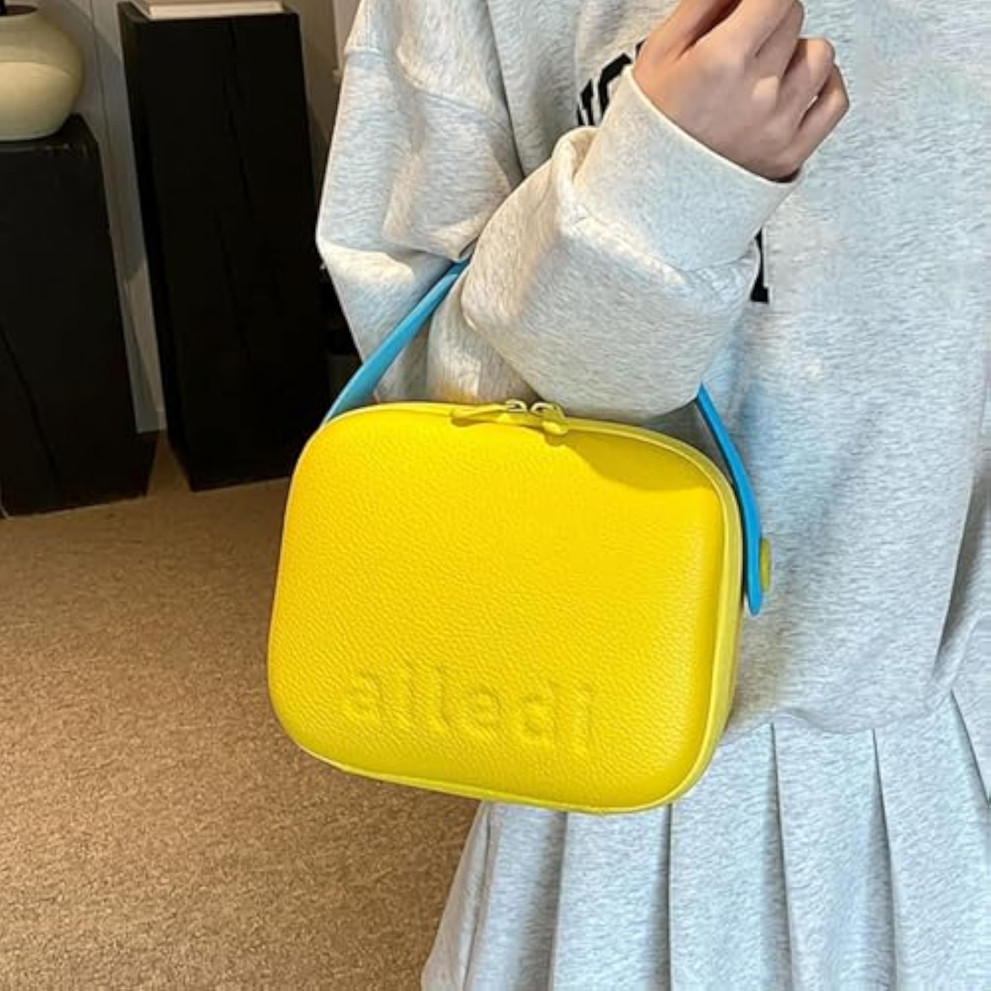 Cosmetic Case PU Leather Waterproof Makeup Bag