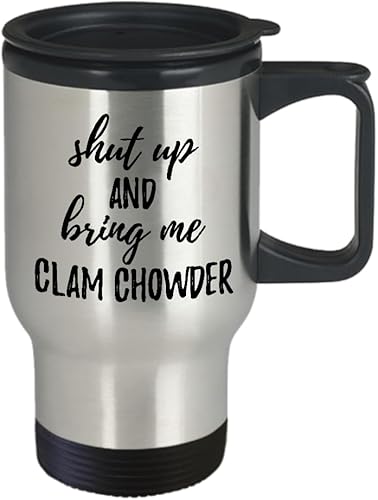 Miniatura 2 de Shut Up And Bring Me - Taza de viaje divertida para amantes de la comida, regalo grosero ofensivo, café, té, coche, viajero, tapa aislada, 14 onzas