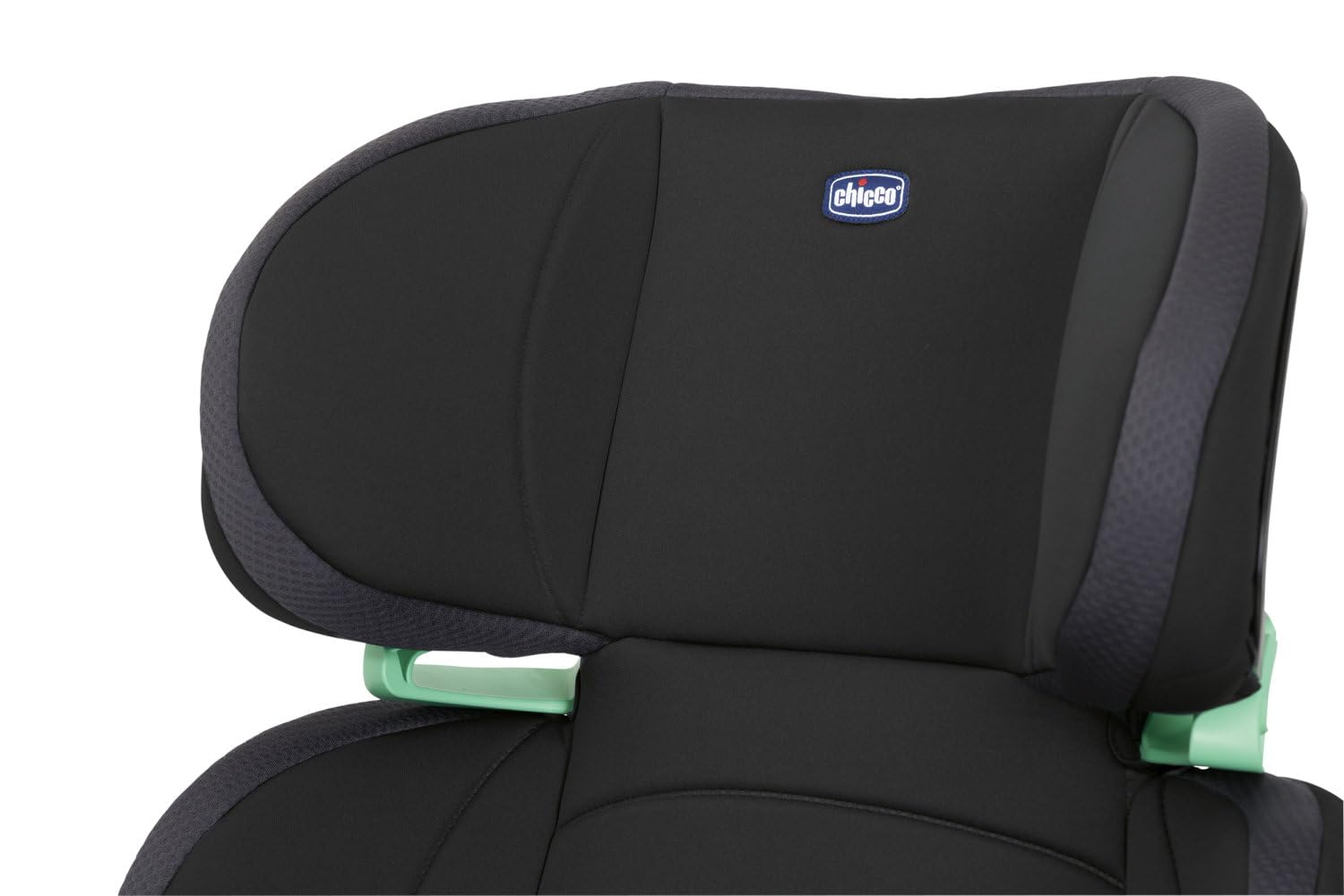 Chicco Quizy i-Size, Kindersitz 3-12 Jahre (100-150 cm), Mit Isofix-System, mit Liegeposition, Höhenverstellbar, mit gepolsterten Armlehnen und komfortablem Sitz, (15-36 kg), Gruppe 1/2/3, Schwarz