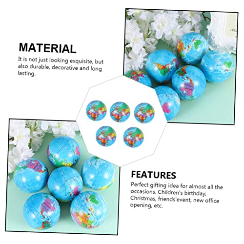 CANIGHT 20 Pçs Brinquedos Globo Terrestre Para Crianças Mini Bolas Antiestresse Brinquedos Para Gato