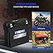 TYKOOL LFP51913G Lithium Motorcycle Battery, Replaces 51913 YT19BL-BS 51814, 420CCA 7Ah, Fits for BMW R1100GS R1100RT R850R K75RT K1200RS Moto Guzzi California 1100, IP66, LCD Monitor [- +]