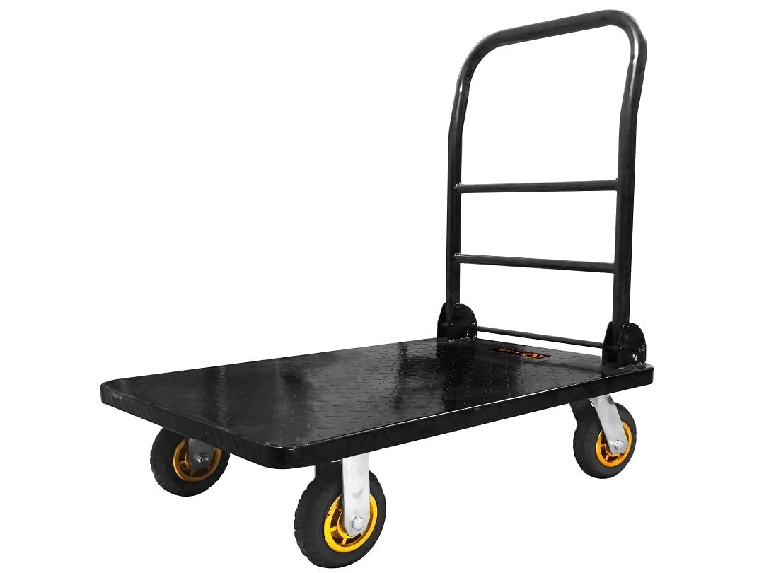 VOLTZ VZ-VPH-500 Platform Trolley 500 kg Steel Platform Truck Moving Platform Steel Hand Trolley with 360 Degree Swivel Wheels for Easy Storage (B08LH8DM2X) Amazon Price History, Amazon Price Tracker