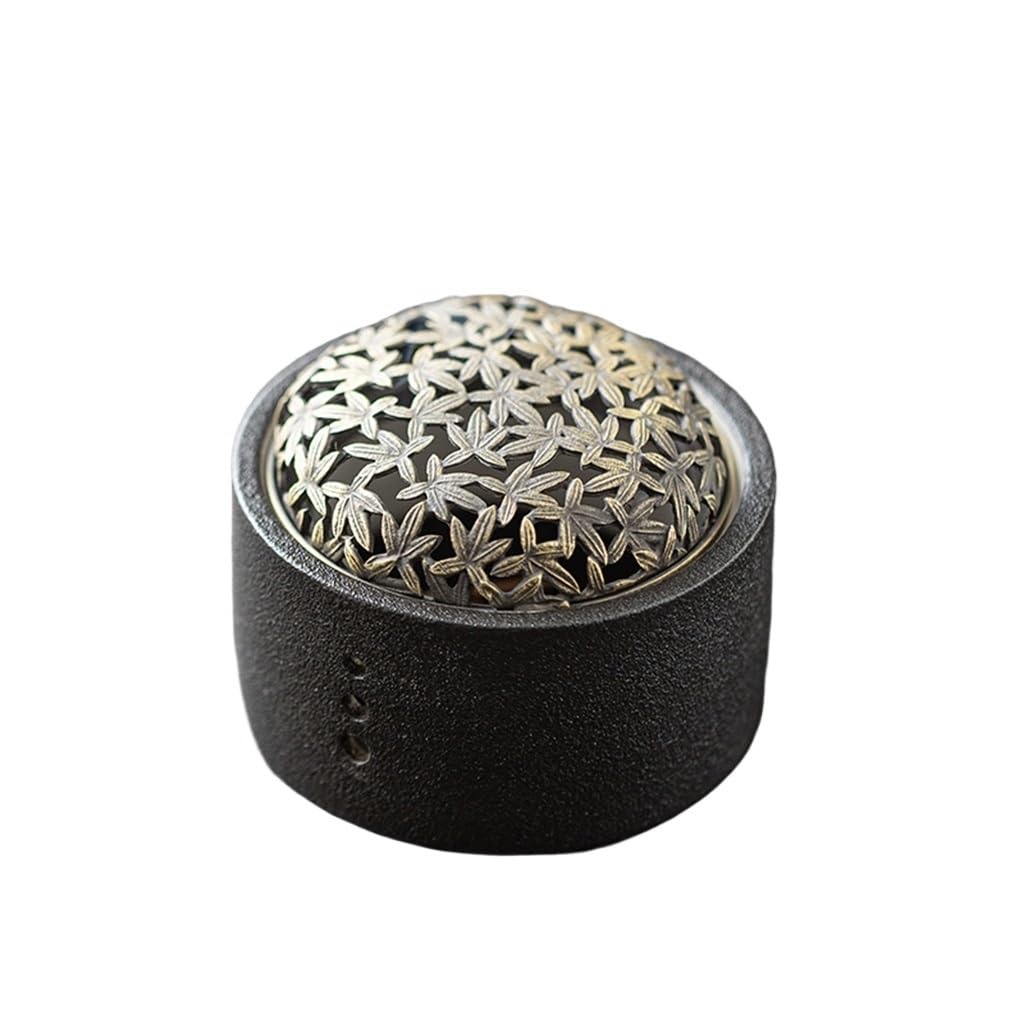 Brûleur d'encens céramique et plaque support pour encens ménage intérieur