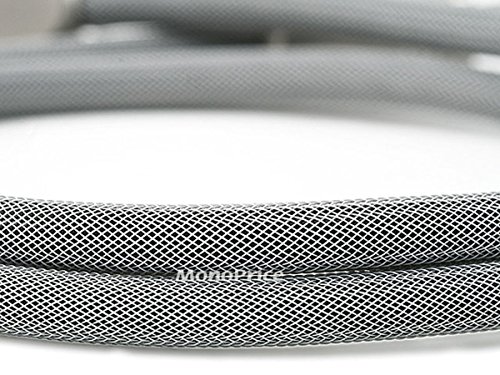 Monoprice 102764 Premium S/PDIF (Toslink) Cabo de áudio óptico digital - Prata - 1,8 m | Jaqueta de