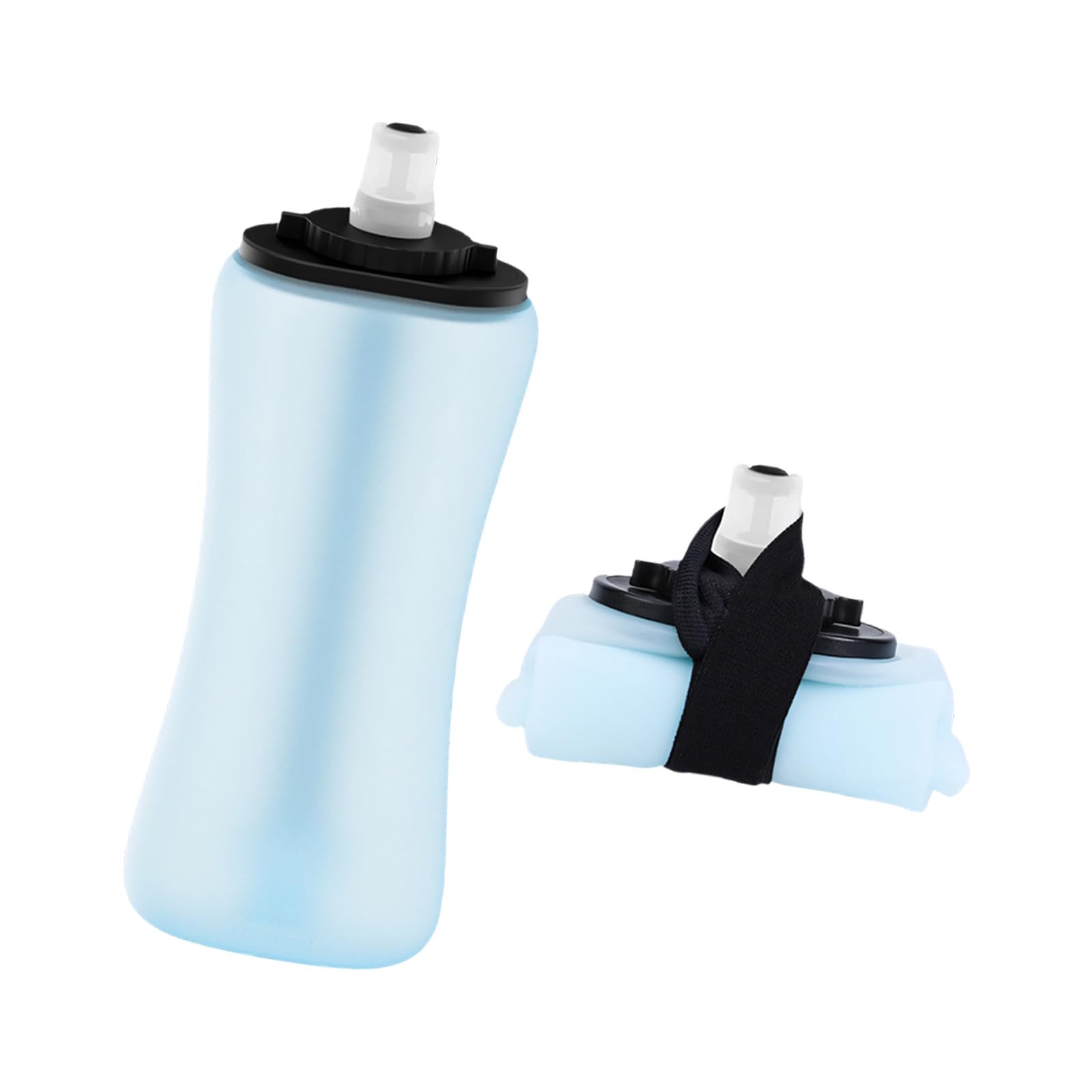 Msioytog Sky Blue Leakproof Water Bottles Lightweight For Hiking Cycling Camping Travel Camping Water Bottles