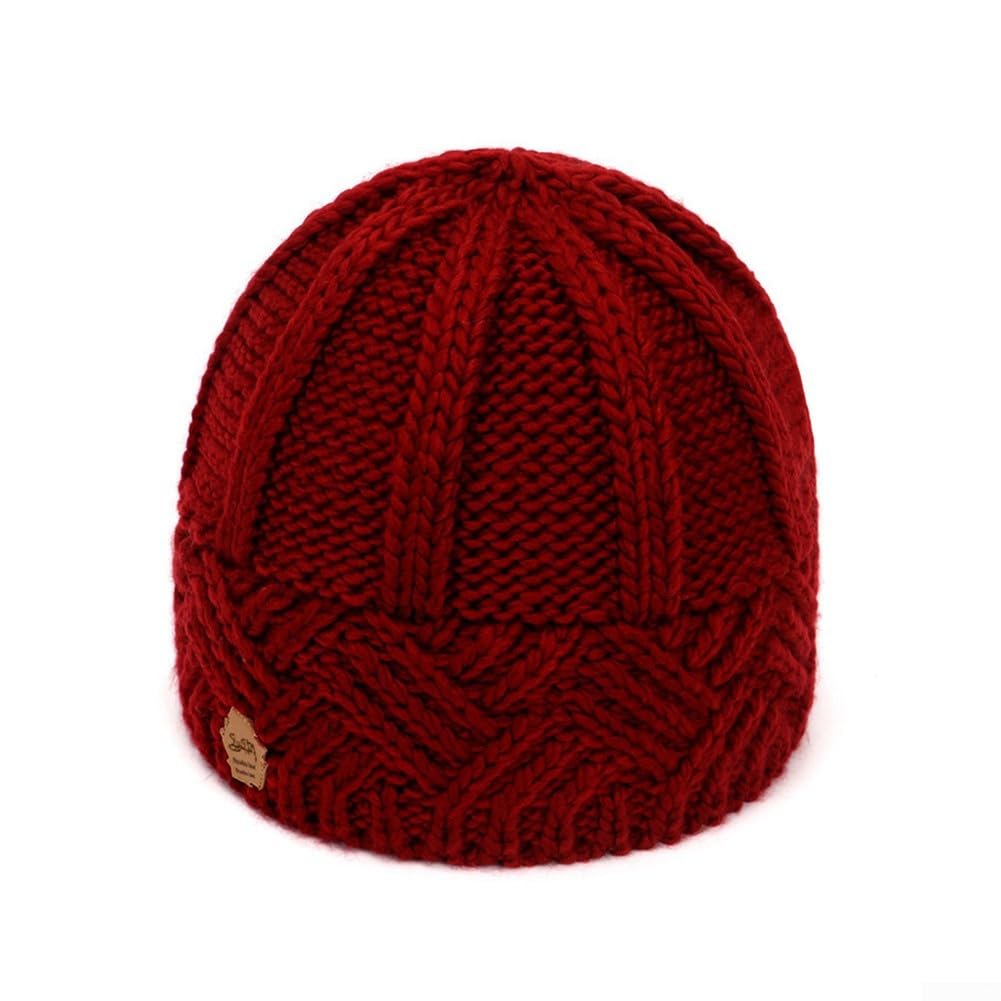 para Gorro de para Punto Grueso Unisex Cálido para Gorro de