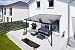 Produktbild Gutta Premium Terrassendach mit Polycarbonat Stegplatten bronce 16 mm (4102 x 4060 mm, anthrazit)