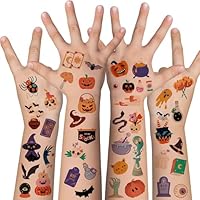 190 PCS Halloween Tattoos for Kids - Halloween Party Favors - Halloween Games Treats Toys Gifts Crafts Party Favors Supplies [Halloween Makeup