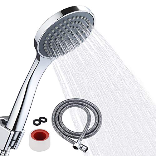 KES LP105 Bathroom Handheld Shower Head with Extra Long Hose and Bracket Holder, Chrome
