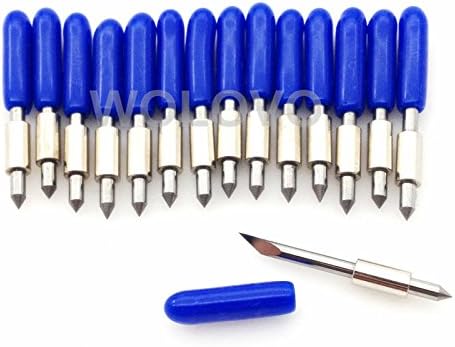 Miniatura 4 de Juego de 15 cuchillas Graphtec CB15U CB15U CB15 de 60 grados cortador de vinilo + carcasa de soporte de cuchilla