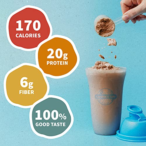 Garden Of Life Creamy Organic Vegan Protein Powder + Oatmilk, 20G Complete Plant Based Protein, Coconut Water, Mcts, Sprouted Grains, Prebiotics, Probiotics – Gluten-Free, Chocolate Brownie, 2 Lbs #TOP1