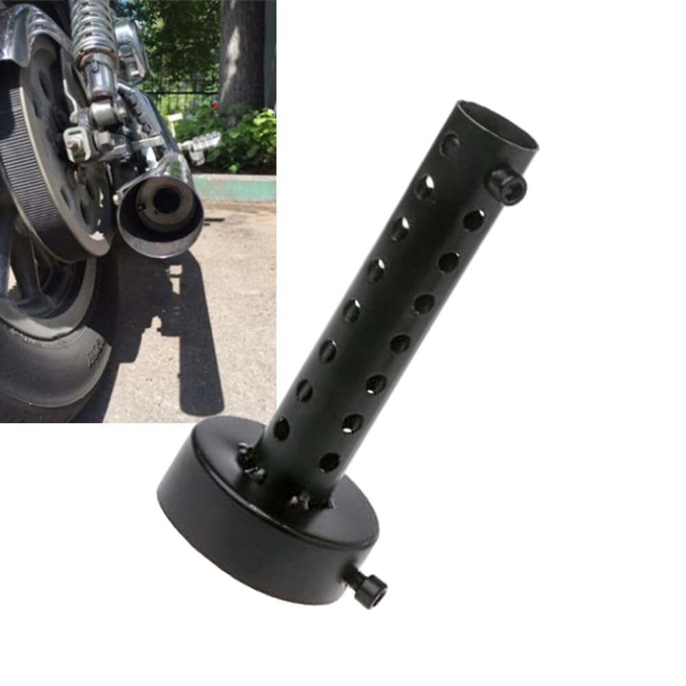 Silenziatore Moto Universale Da 45mm - DB Killer Rimovibile Per Scarichi | Argento, Facile Montaggio