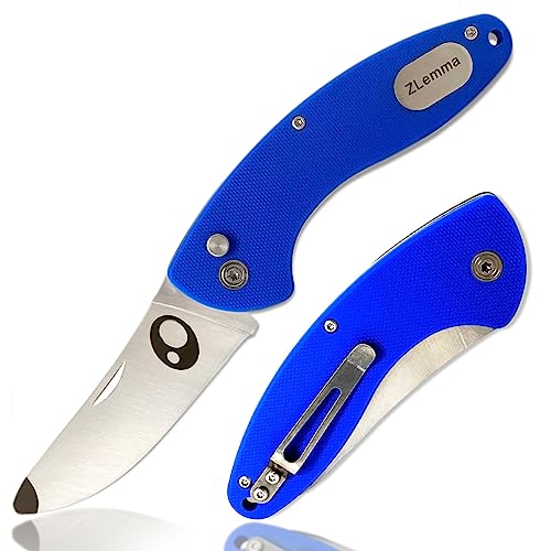 ZLemma Kids Pocket Knife with Clip & Safe Rounded Tip...