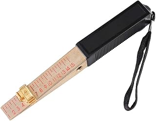 Feeler Gauge Metric Portable,Wedge-Shaped 1-15mm for House Engineering Inspection Flatness Measuring Tool,1Pcs(0.2mm Precision)