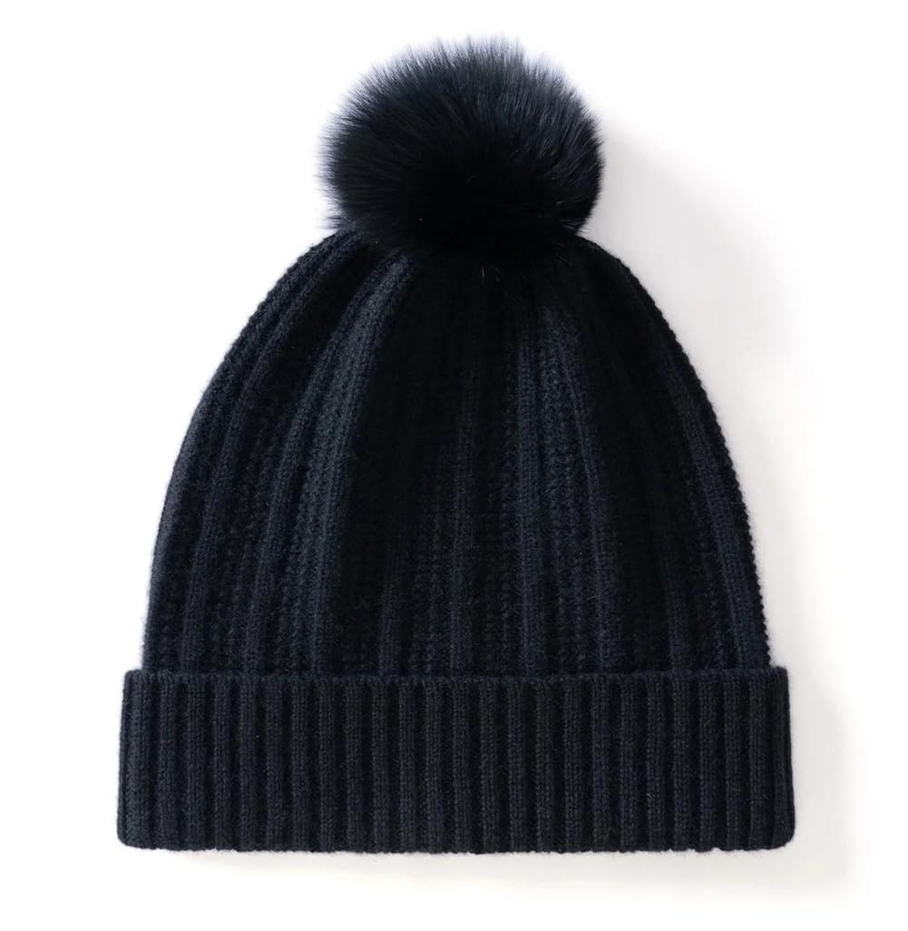 Czapka z dzianiny Czapki dziane klasyczne, Czapka beanie unisex z mieszanki wełny, wielokolorowa(Dark Gray9)