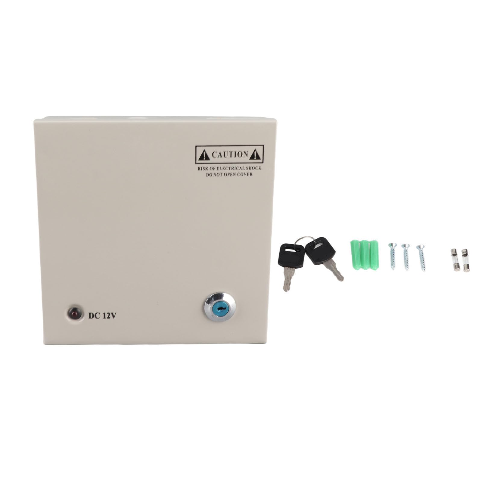 Boîtier d'Alimentation de Vidéosurveillance 110 V, Verrouillage de Prise pour Caméra Réseau, Alimentation par Fusible à 4 Canaux, 220 V, 12 V, 5 A, 12 V 5 A, Boîte de