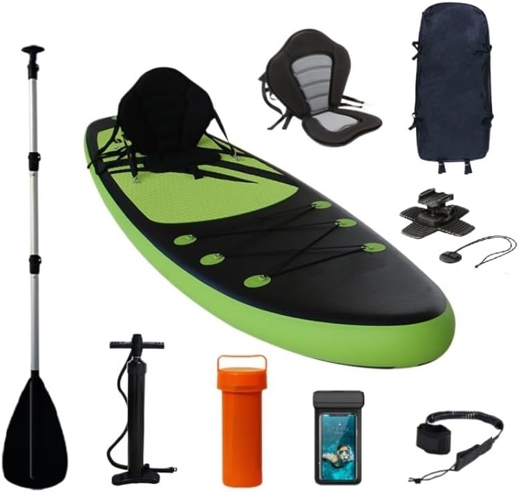 Surfboard Inflatable Surfboard Longboard Surf Board Reinforced Electric Board Double Valve Surf Paddle Board Wakeboard Outdoor Recrea