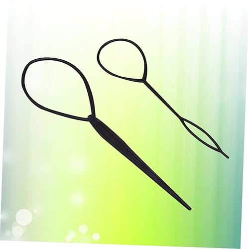 Miniatura 3 de Topsy Tail - 2 piezas de herramientas de peinado de cola de caballo para cabello, joyería para trenzas Topsy Tail Girl Accesorios para el cabello de