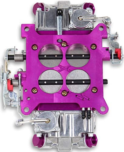 NEW HOLLEY QUICK FUEL 850 CFM BRAWLER RACE CARBURETOR,PURPLE BILLET,SHINY, MECHANICAL SECONDARIES,COMPATIBLE WITH 4150 MODELS