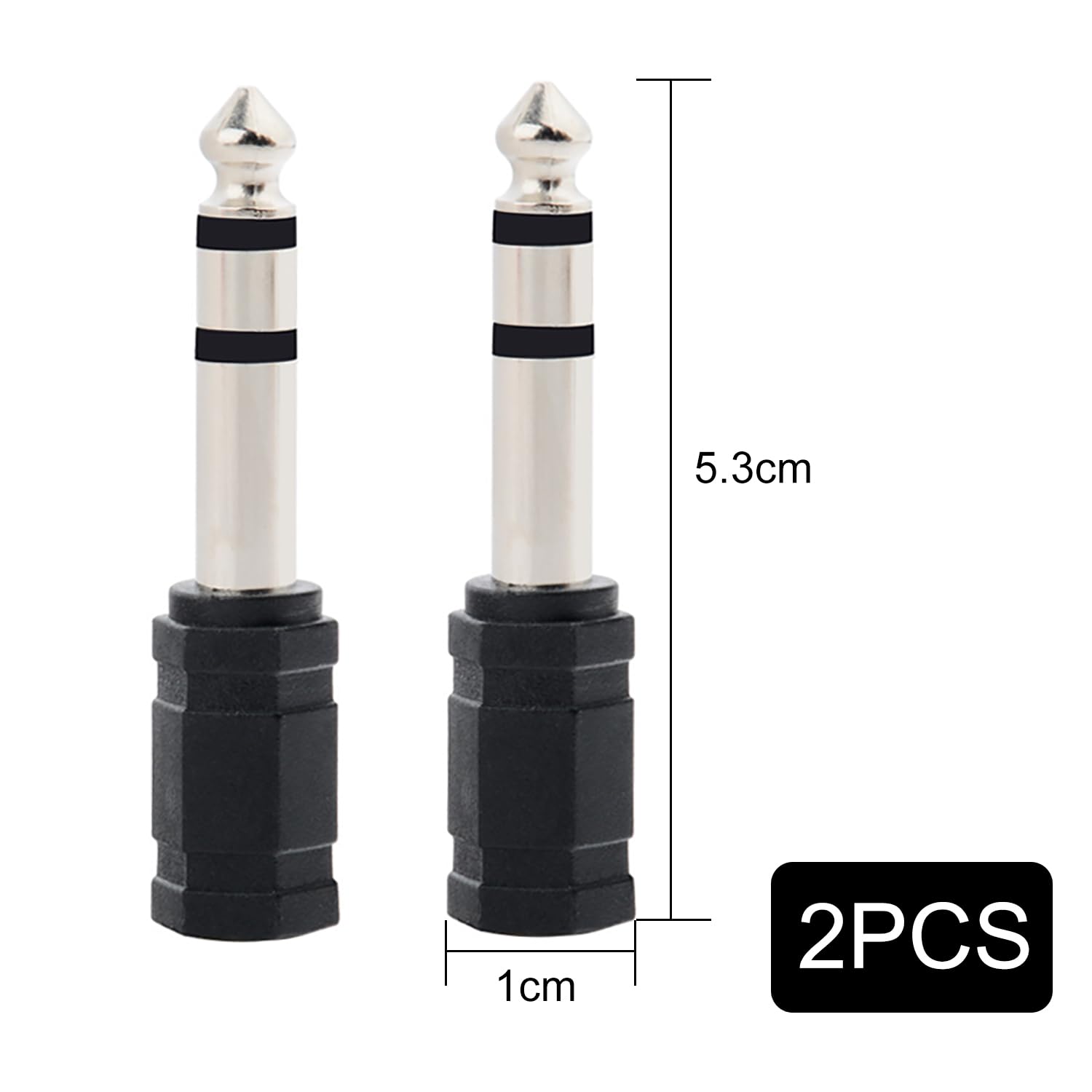 Adaptateur Jack 6.35mm Mâle Vers 3.5mm Femelle Hama - Pour Casque Audio, Piano, Clavier - Garantie 10 Ans