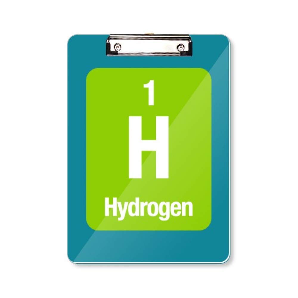 Porte-bloc dossier bloc-notes A4 H Hydrogène de science pour bureau - 5