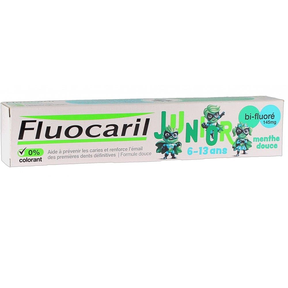 Junior Toothpaste, Sweet Mint, 6-12 Years by Fluocaril