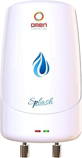 Omen Changing Lives Splash 5.5Ltr Instant Water Heater (Geyser) | 3000 W Powerful Heating | LED Indicator Advanced Multi-Layered Safety | Suitable For Kitchen & Bathroom | 5 Year Tank Warranty