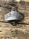Budweiser - Abridor de botellas de hierro fundido