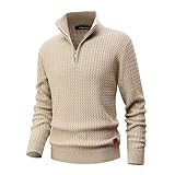 Haute qualité : des coutures renforcées aux épaules, des coutures intérieures plates et un détail de logo à l'ourlet confèrent à ce pull un look minimaliste et simple