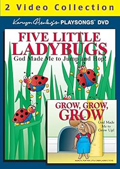 DVD Five Little Ladybugs 2-Video Collection Book