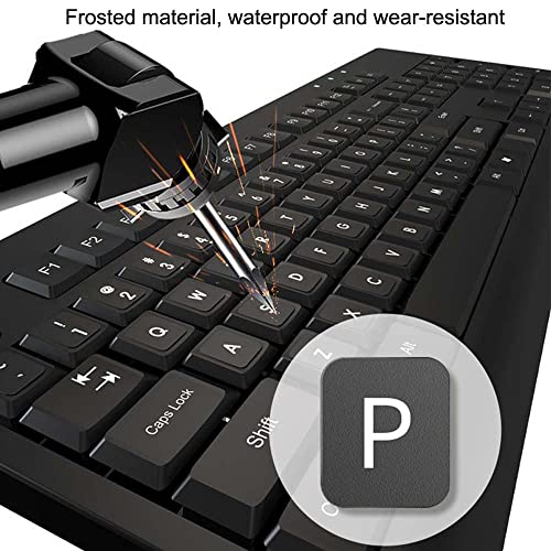 Pegatinas Letras Teclado Inglés Universal 3 Piezas miniatura 3
