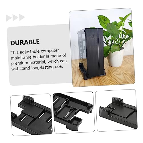 Soporte móvil para CPU COHEALI, 3 unidades, soporte estable para chasis de computadora con deslizamiento, ideal para uso doméstico y de oficina, soporte de alta performance para gabinetes ATX miniatura 4