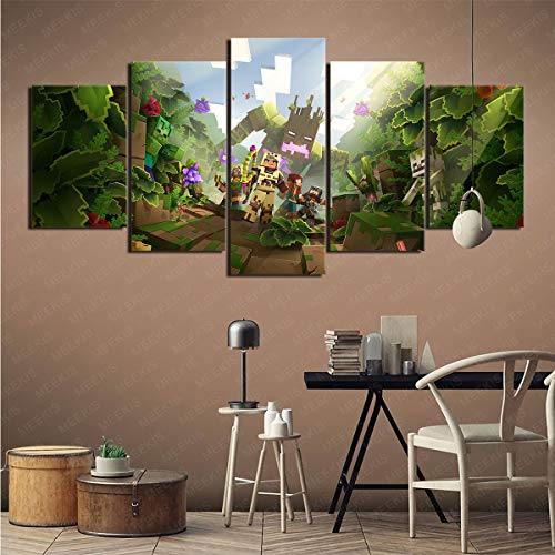 YLAXX 5 Pezzi Canvas Home Decor Poster Videogioco