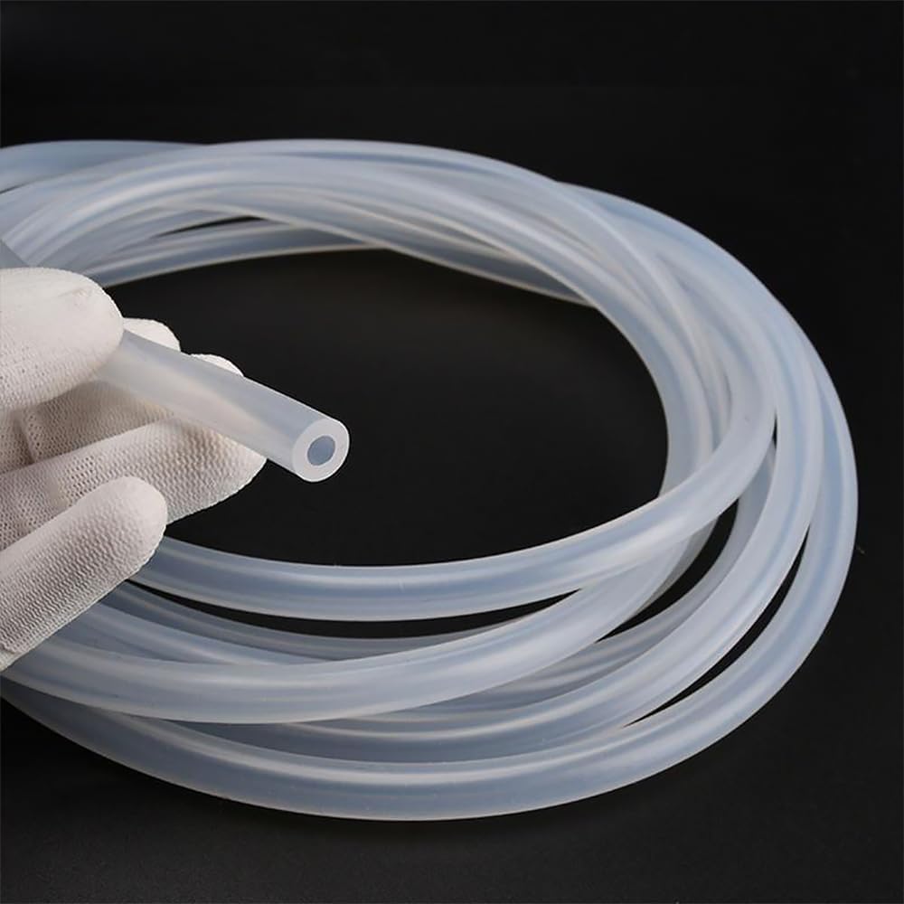 Medical Food Grade Silicone Tubing Hose for Peristaltic Pump,Stretchable Peristaltic Pump Hose(16.4Feet) (0.5 * 1mm)