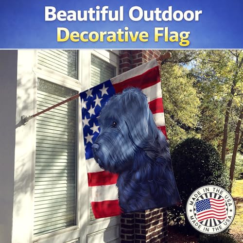 Drapeau Bouvier des Flandres grand modèle multicolore résistant