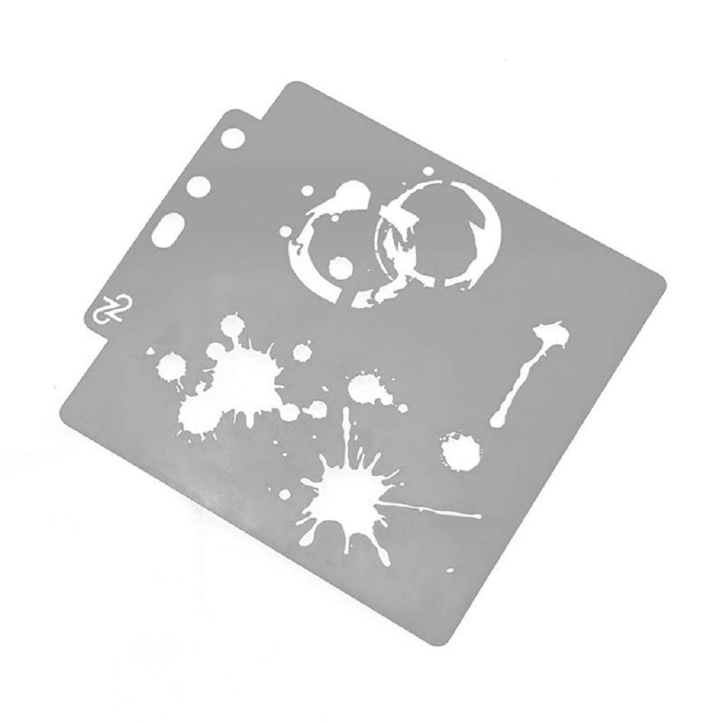 Hothap Stencils Embossing Stencils Die Cutting Dies Stencils for Painting Learning Wall Decoration DIY