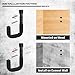 SEDY 4-Piece Heavy Duty Garage Storage Hooks, 6