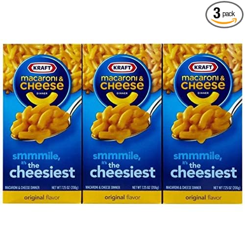 Kraft Combo Macroni and Cheese The Cheesiest, 206g (Pack of 3)