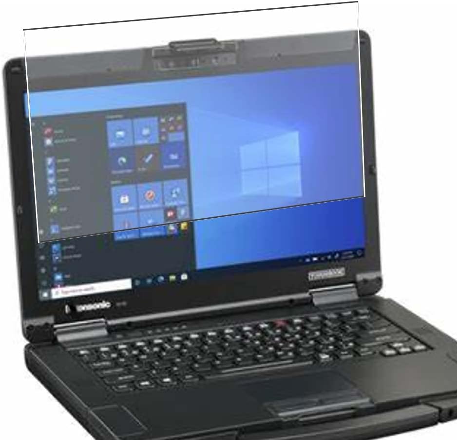Tempered Glass Screen Protector Film, compatible with Panasonic Toughbook FZ-55 MK2 rugged laptop 14" (Active Area Cover Only) Protective Protectors Guard new version