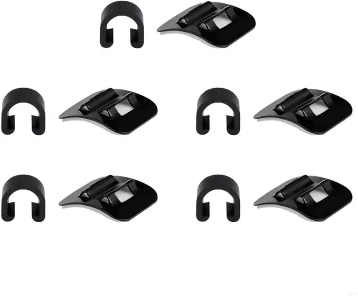 Lawsen Bike Cable Clips 60Sets Brake Cable Frame Holders, All-Weather Cycling Guides & Clamps