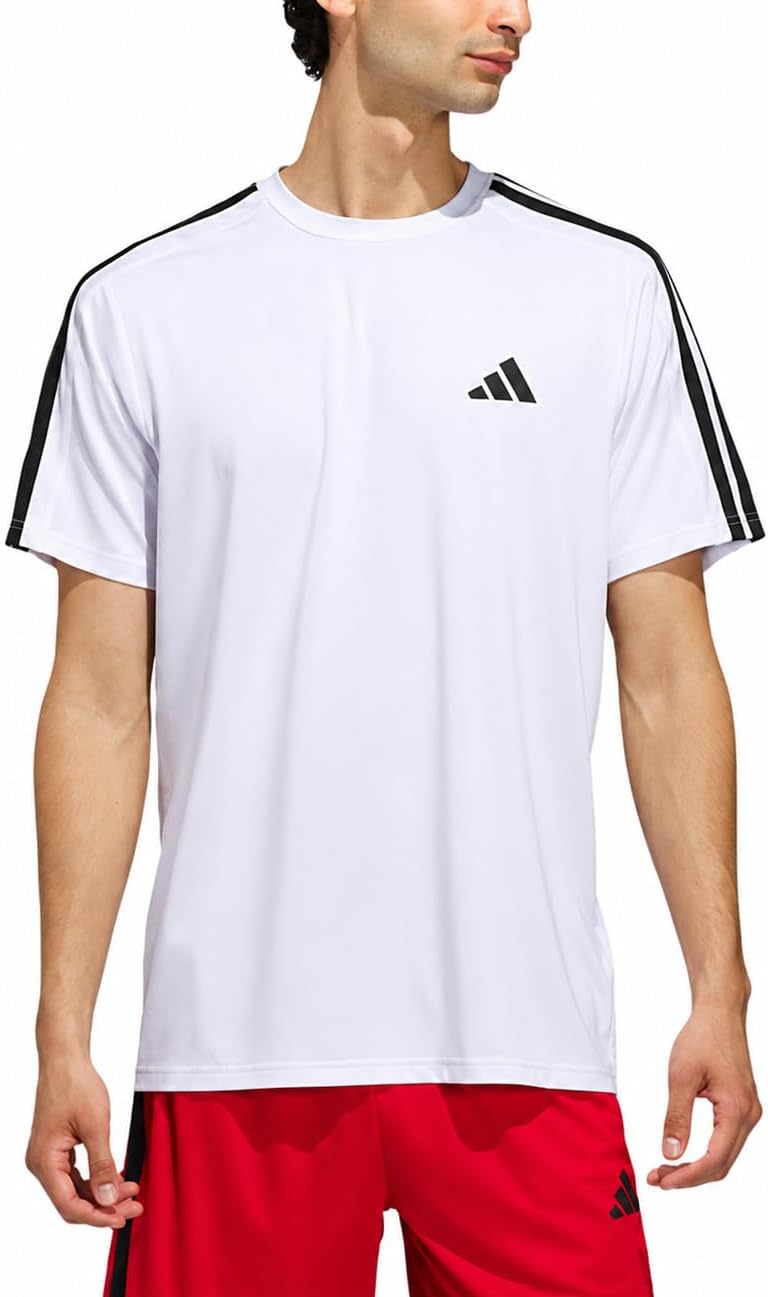 adidas Men's Train Essentials 3-Stripes Training T-Shirt