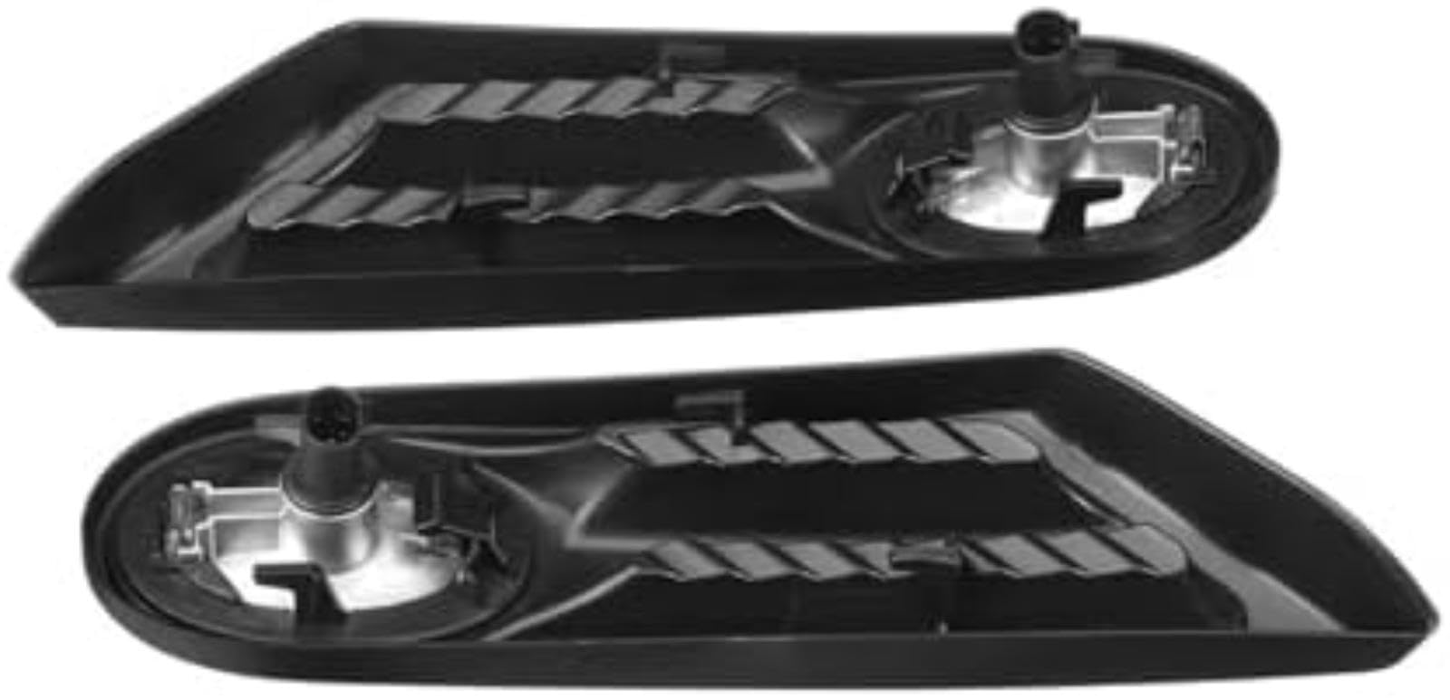 Dla BMW, dla Cooper R56 R57 para światła obrysowe boczne samochód kierunkowskaz migacz lampa Repeater wskaźnik świetlny osłona reflektora przód 63137260202 Lampka sygnalizacyjna (Smoked)