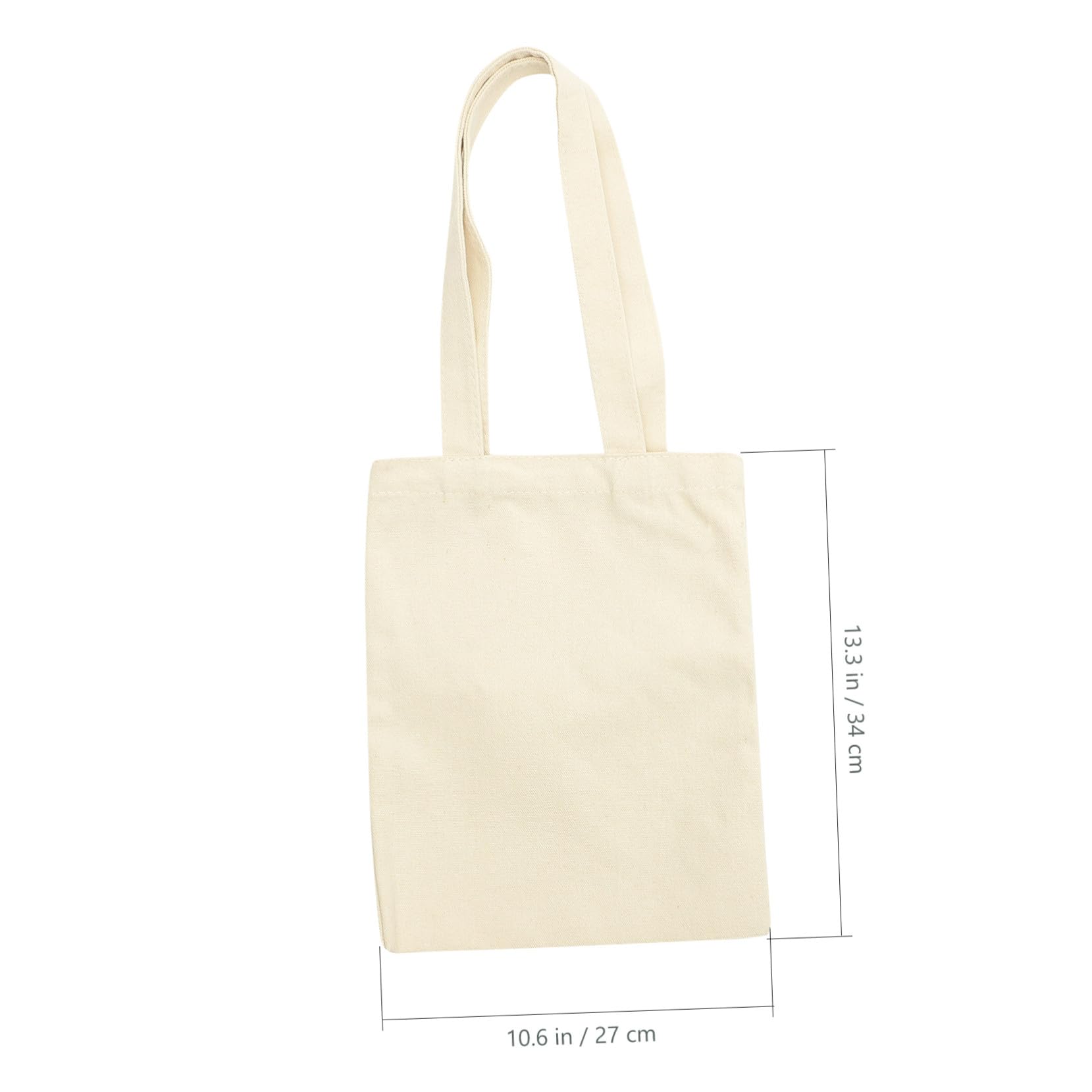 6 Stück Teiliges Große Canvas Schultertasche Damen Wiederverwendbare Einkaufstasche Tote Bag mit Hoher Kapazität Vielseitig für Reisen Strand Alltag Geeignet Naturfarben