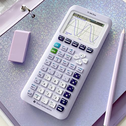 TI-84 Evo Graphing Calculator Texas Instruments, Lavender - image 4
