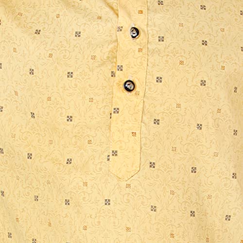 Image of Pro-Ethic Style Developer Boys Cotton Geometric Kurta Set Pajama Ethnic Wear | 1 To 16 Years | S-197
