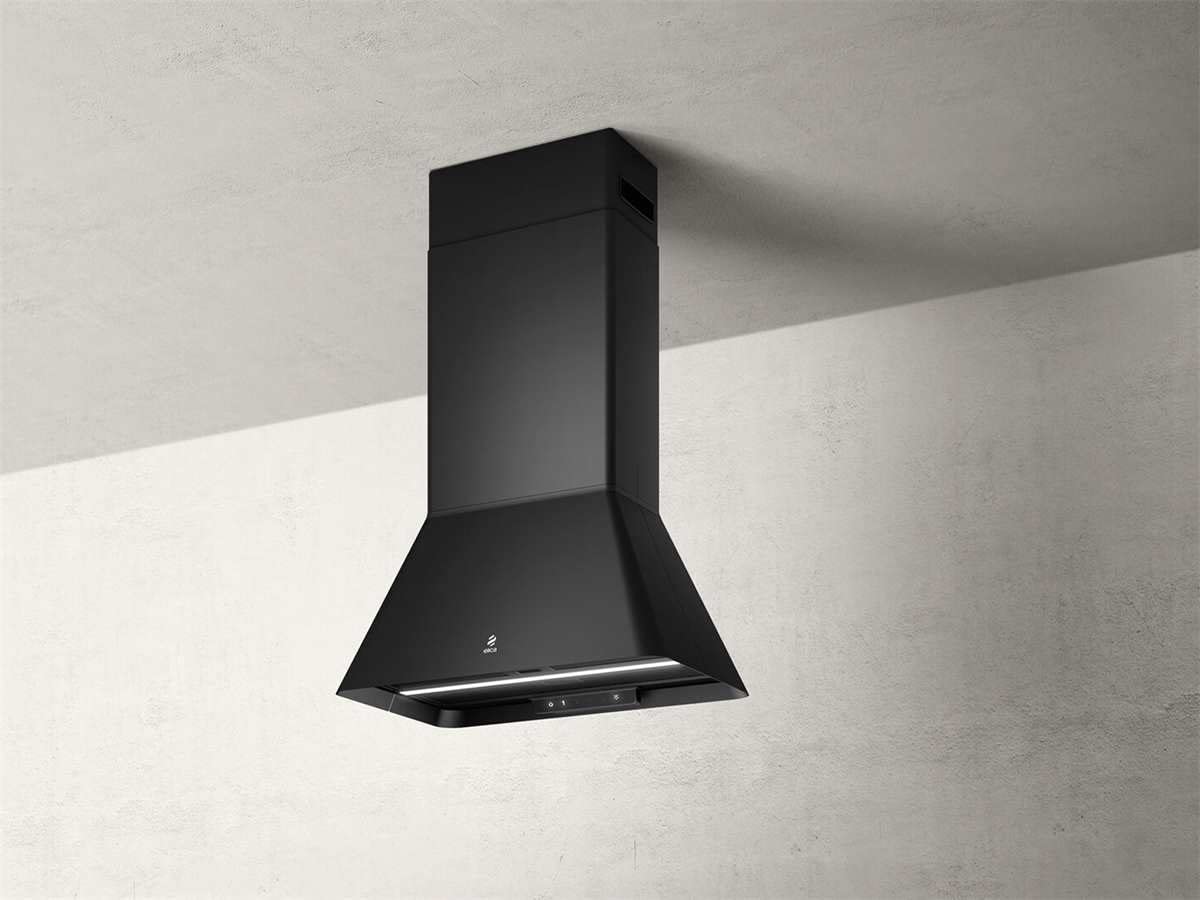 ELICA IKONA BL MAT/A/60 CAPPA A ISOLA NERA 60 CM ILL. LED PRF0164784