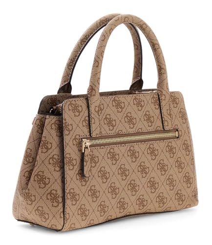 Sac à main GUESS Leona marron clair à double compartiment - 4