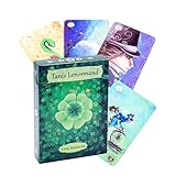PLMCASE Tarotkarten Clover Oracle Cards Family Party Game Fortune Telling Tarot Deck with Pdf Guide Book
